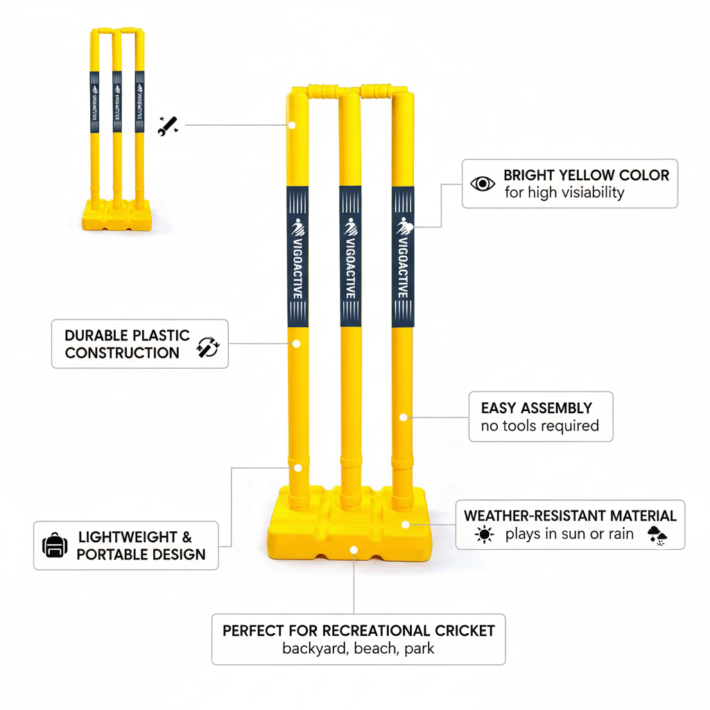 Cricket Stumps Features - Exact Product Match